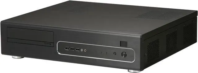Alt view image 3 of 10 - LIAN LI Black Aluminum PC-C39 Micro ATX Media Center / HTPC Case