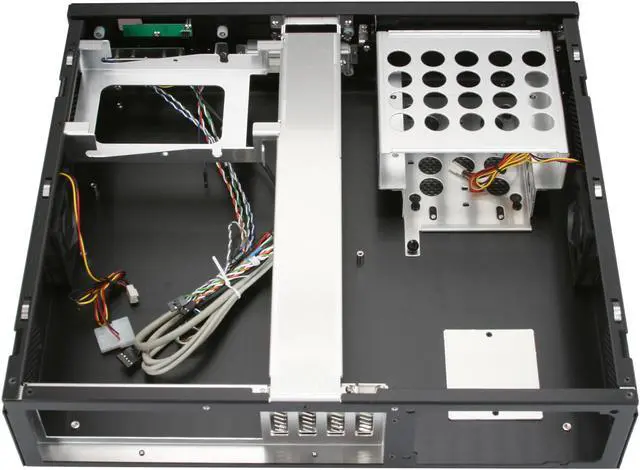 Alt view image 8 of 10 - LIAN LI Black Aluminum PC-C39 Micro ATX Media Center / HTPC Case