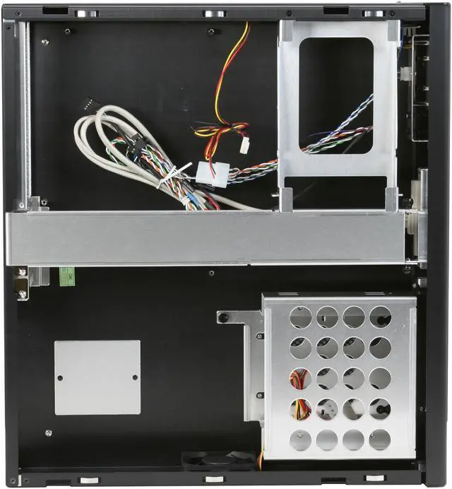 Alt view image 9 of 10 - LIAN LI Black Aluminum PC-C39 Micro ATX Media Center / HTPC Case