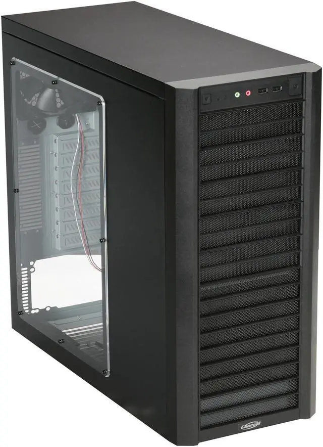 Main image of LIAN LI Lancool PC-K56W Black 0.8 mm SECC, Plastic + Mesh ATX Mid Tower Computer Case