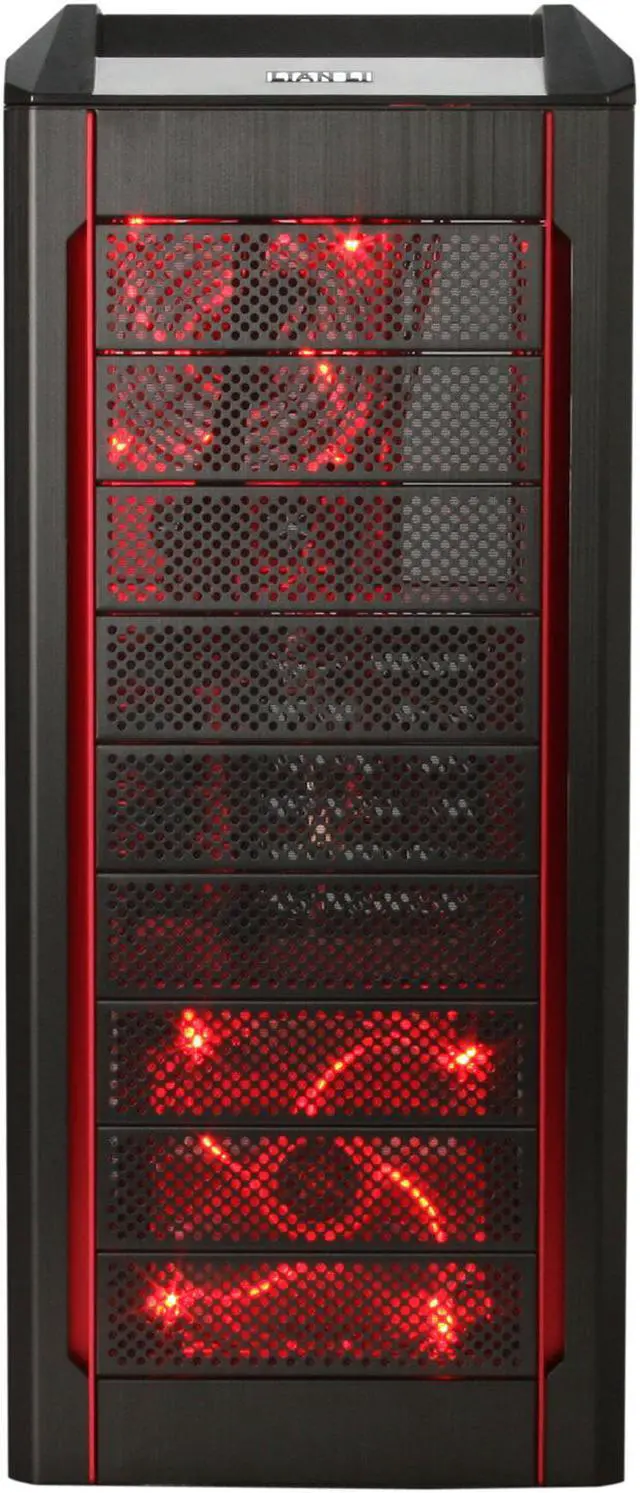 Alt view image 2 of 10 - LIAN LI ARMORSUIT PC-P50R Red Aluminum ATX Mid Tower Computer Case