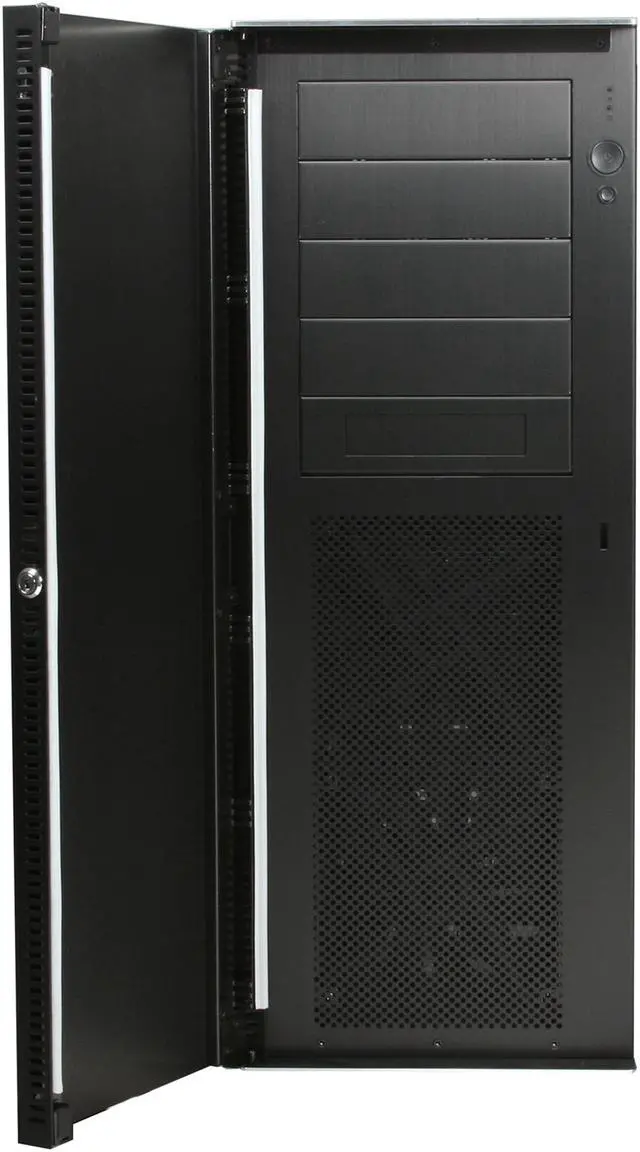 Alt view image 2 of 10 - LIAN LI PC-A71F Black Aluminum ATX Full Tower Computer Case