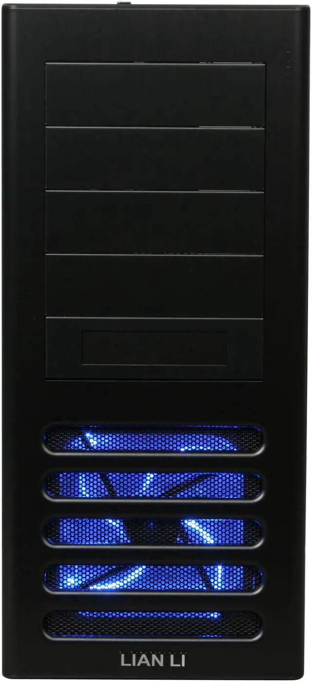 Alt view image 2 of 9 - LIAN LI PC-7FN Black Aluminum ATX Mid Tower Computer Case