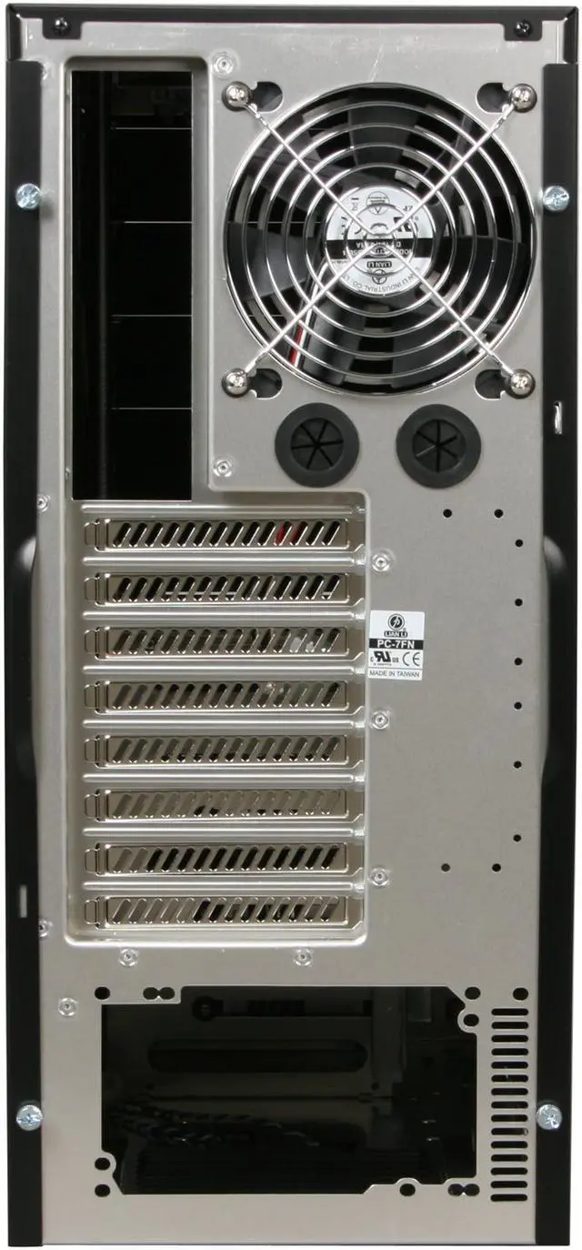 Alt view image 8 of 9 - LIAN LI PC-7FN Black Aluminum ATX Mid Tower Computer Case