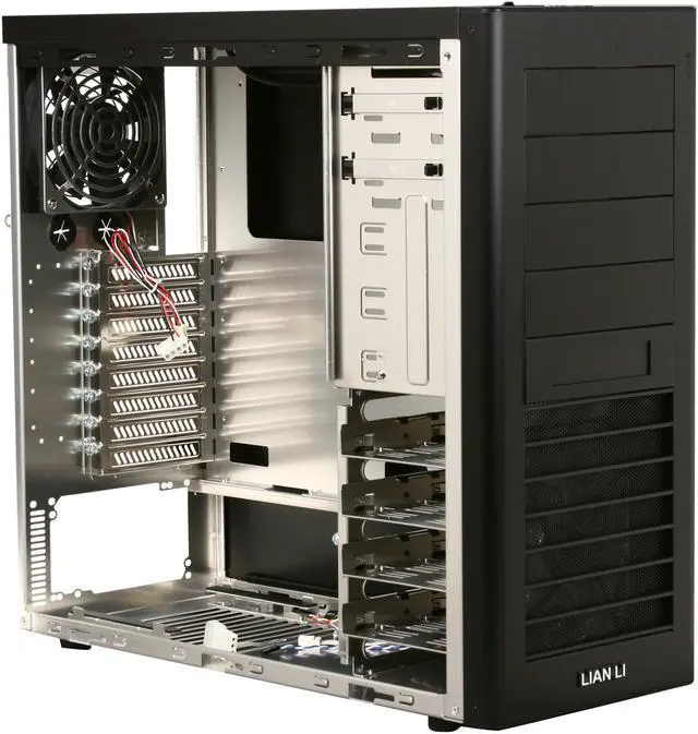 Alt view image 7 of 10 - LIAN LI PC-60FN Black Aluminum ATX Mid Tower Computer Case