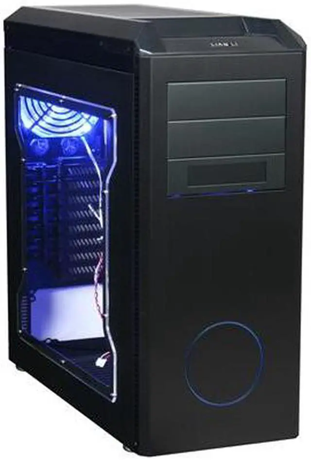 Main image of LIAN LI PC-B25FWB Black Aluminum ATX Mid Tower Computer Case