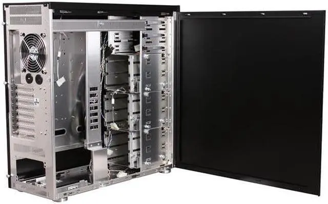 Alt view image 5 of 10 - LIAN LI PC-A77F Black Aluminum ATX Full Tower Computer Case