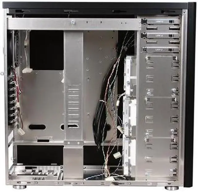Alt view image 6 of 10 - LIAN LI PC-A77F Black Aluminum ATX Full Tower Computer Case