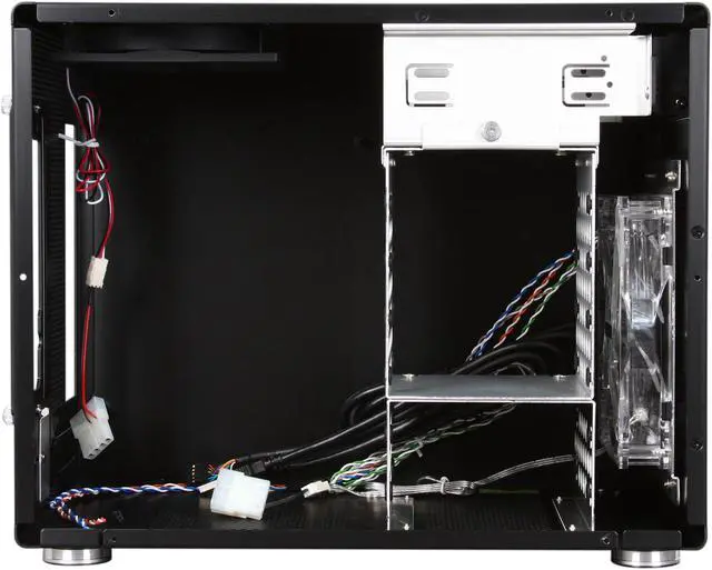 Alt view image 6 of 9 - LIAN LI PC-Q08B Black Aluminum Mini-ITX Tower Computer Case