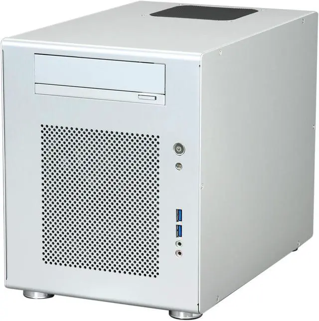 Alt view image 3 of 9 - LIAN LI PC-Q08A Silver Aluminum Mini-ITX Tower Computer Case