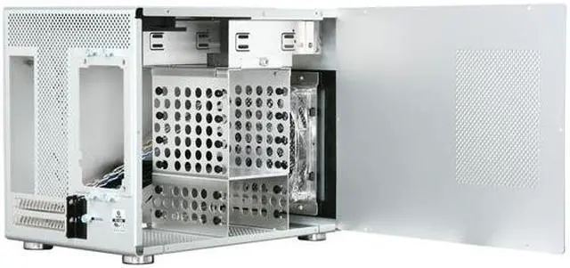 Alt view image 5 of 9 - LIAN LI PC-Q08A Silver Aluminum Mini-ITX Tower Computer Case