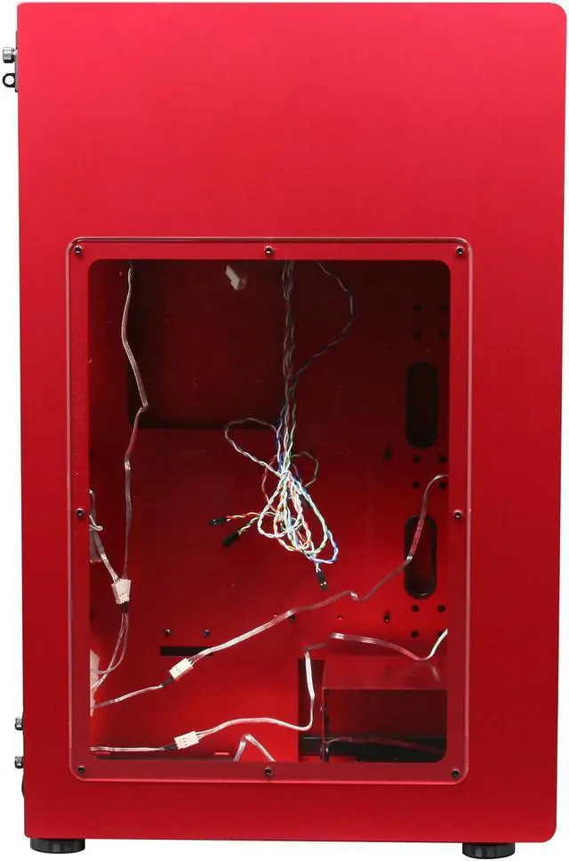 Alt view image 4 of 10 - LIAN LI PC-X900R Red Aluminum ATX Mid Tower Computer Case