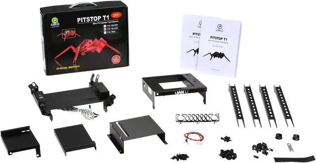 Alt view image 2 of 2 - LIAN LI PC-T1B Black Aluminum Mini-ITX Test Bench Computer Case