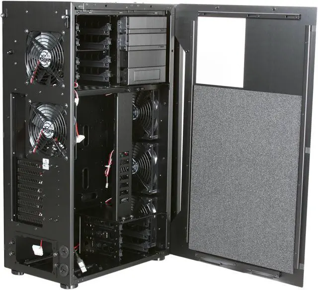 Alt view image 5 of 11 - LIAN LI PC-X2000F Black Aluminum ATX Full Tower Computer Case