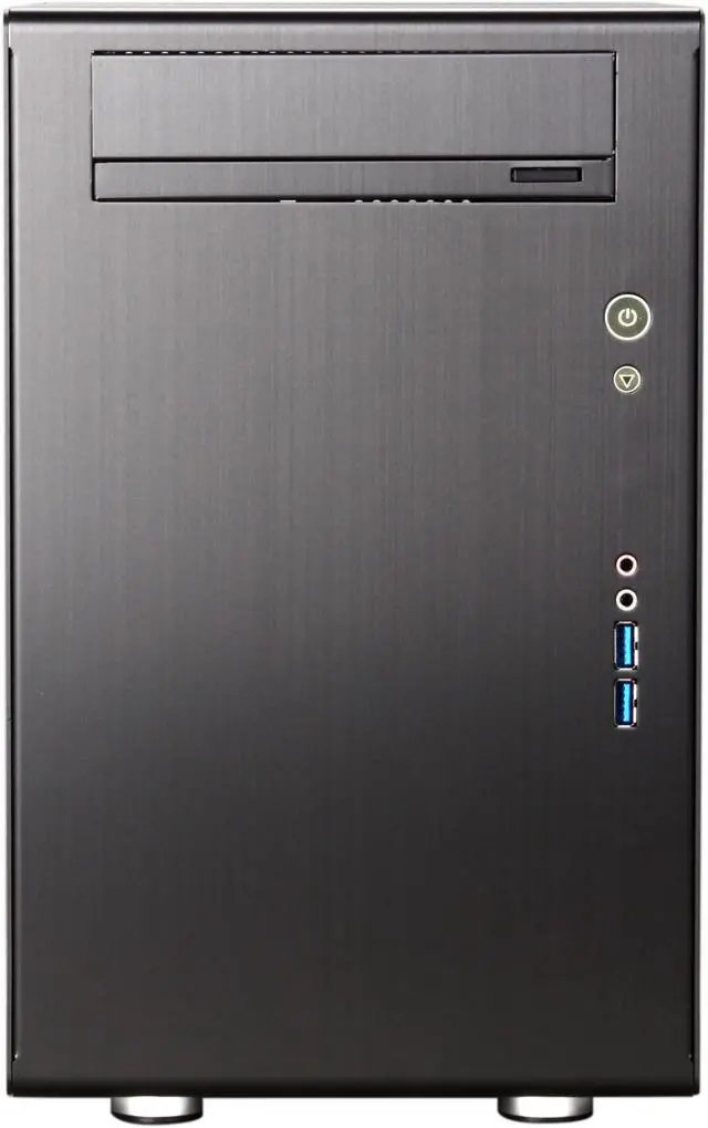 Alt view image 2 of 8 - LIAN LI PC-Q11B Black Aluminum Mini-ITX Tower Computer Case