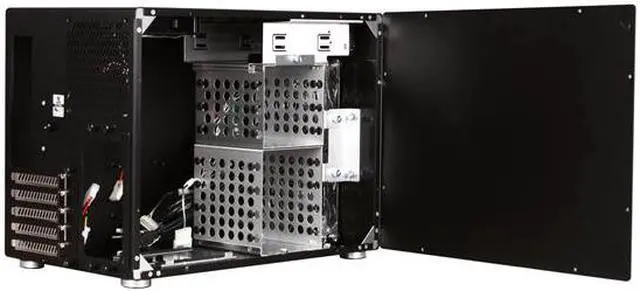 Alt view image 4 of 8 - LIAN LI PC-V354B Black Aluminum Micro ATX Mini Tower Computer Case