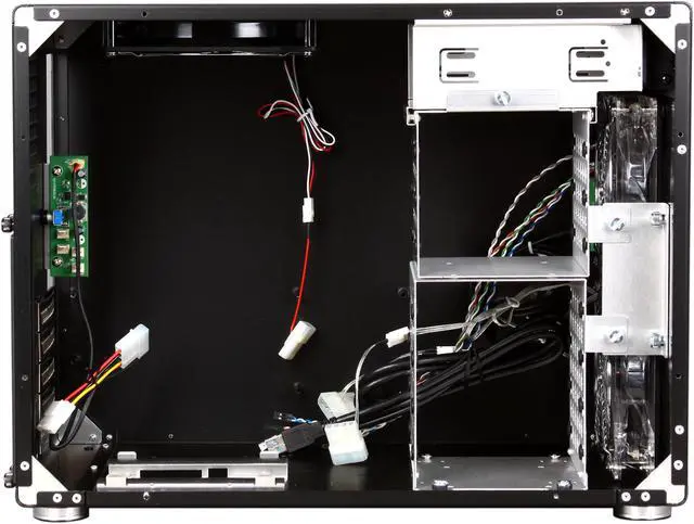 Alt view image 5 of 8 - LIAN LI PC-V354B Black Aluminum Micro ATX Mini Tower Computer Case