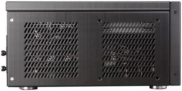 Alt view image 3 of 7 - LIAN LI Black Aluminum PC-C50B Micro ATX Media Center / HTPC Case