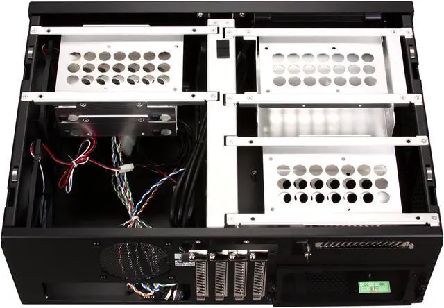 Alt view image 5 of 7 - LIAN LI Black Aluminum PC-C50B Micro ATX Media Center / HTPC Case