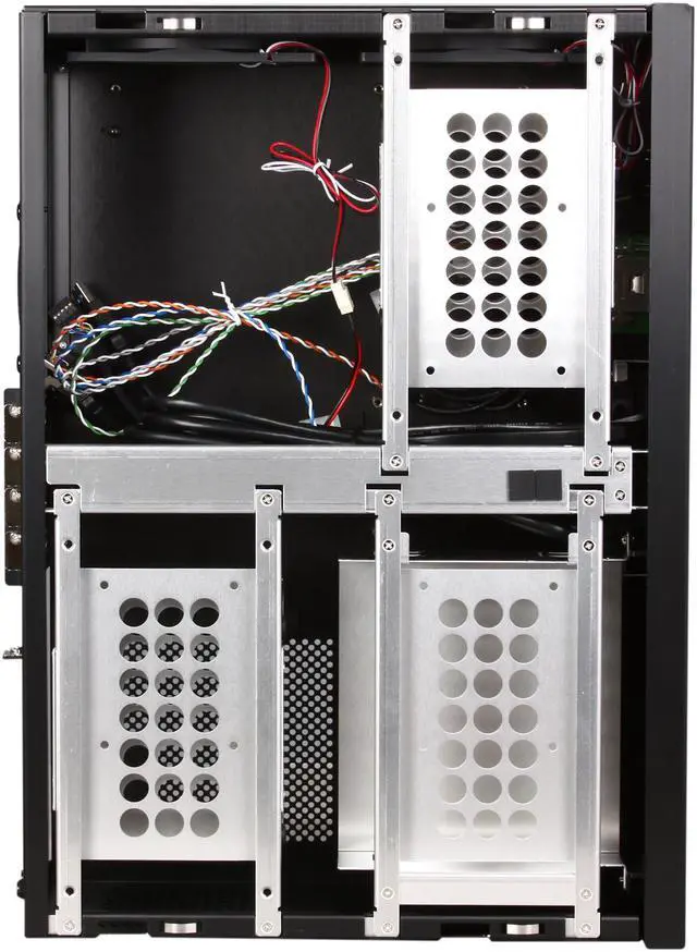 Alt view image 6 of 7 - LIAN LI Black Aluminum PC-C50B Micro ATX Media Center / HTPC Case