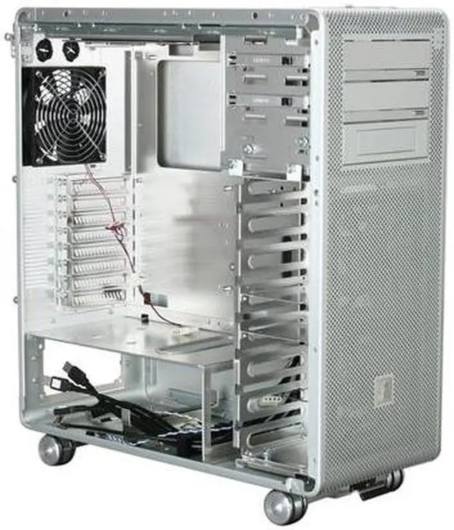 Alt view image 6 of 9 - LIAN LI PC-V1020A Silver Aluminum ATX Mid Tower Computer Case