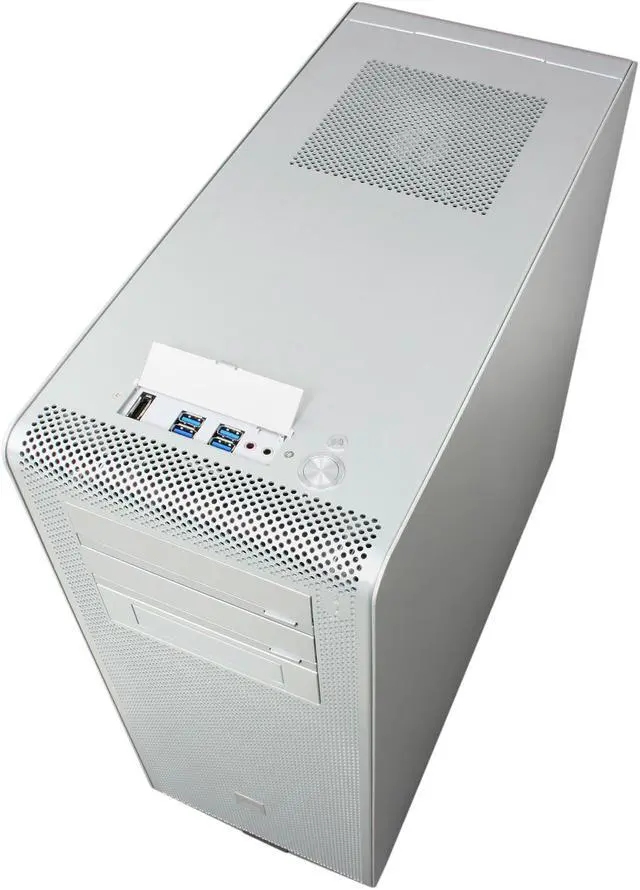 Alt view image 7 of 9 - LIAN LI PC-V1020A Silver Aluminum ATX Mid Tower Computer Case
