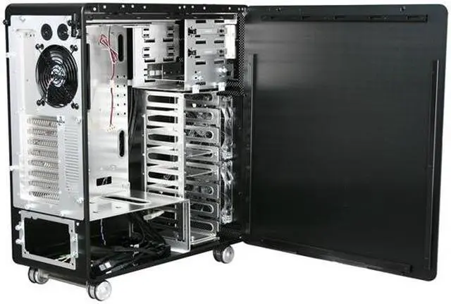 Alt view image 5 of 10 - LIAN LI PC-V1020B Black Aluminum ATX Mid Tower Computer Case