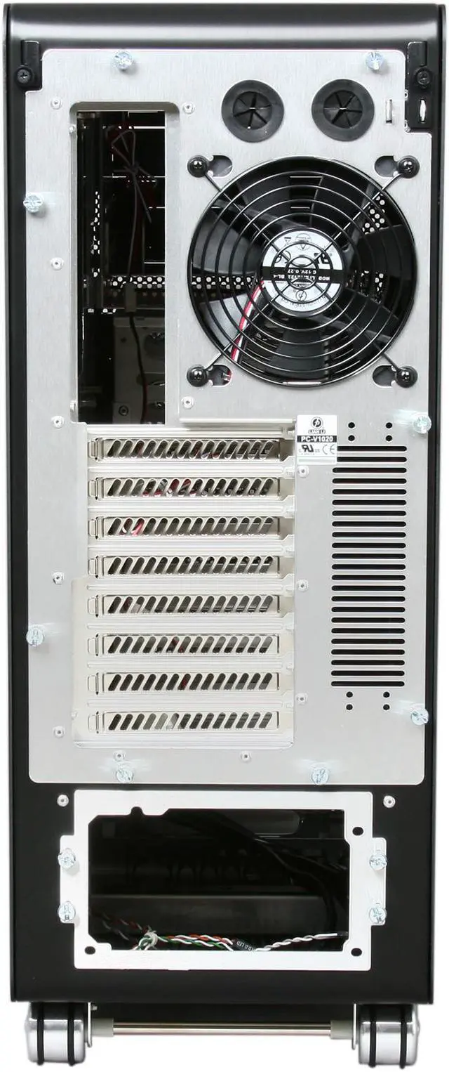 Alt view image 9 of 10 - LIAN LI PC-V1020B Black Aluminum ATX Mid Tower Computer Case