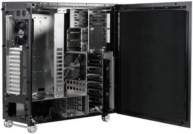 Alt view image 5 of 10 - LIAN LI PC-V2120B Black Aluminum ATX Full Tower Computer Case