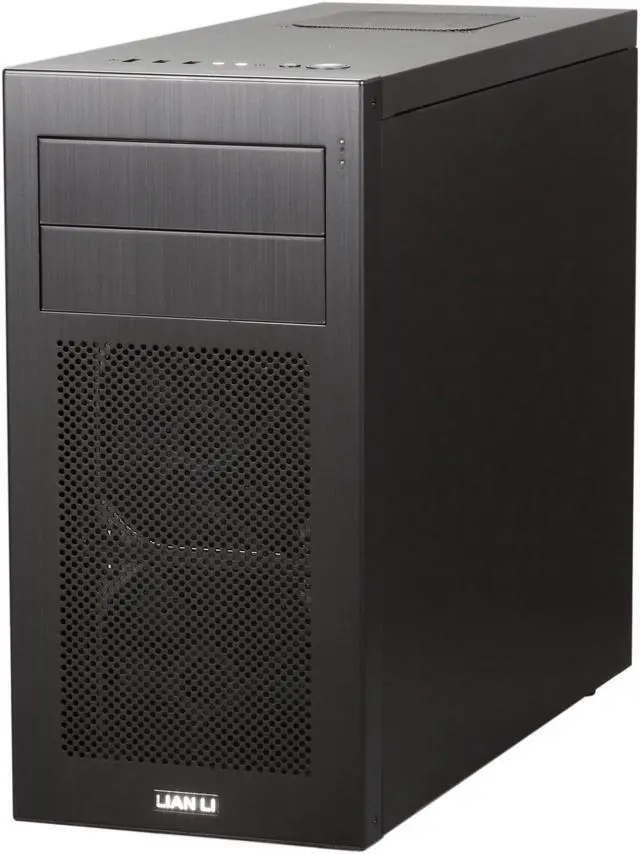 Alt view image 3 of 10 - LIAN LI PC-A04B Black Aluminum Micro ATX Mini Tower Computer Case