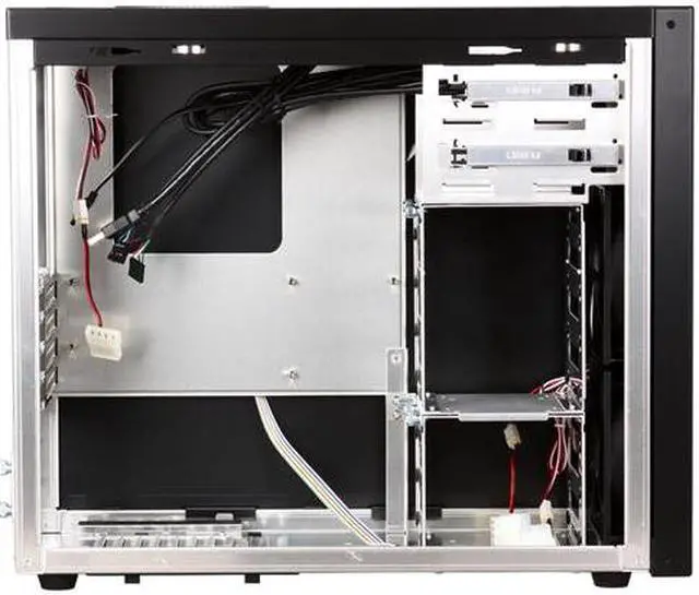 Alt view image 6 of 10 - LIAN LI PC-A04B Black Aluminum Micro ATX Mini Tower Computer Case
