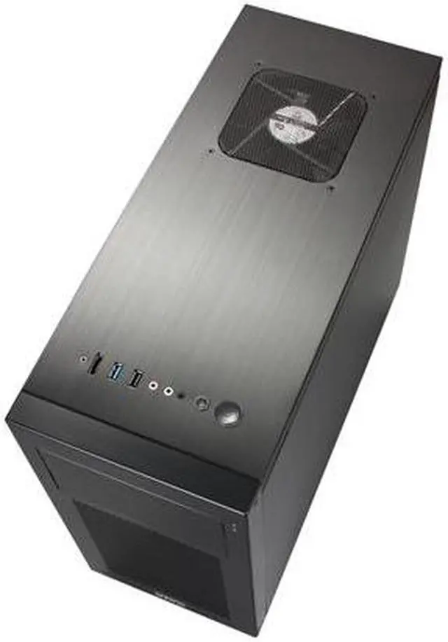 Alt view image 8 of 10 - LIAN LI PC-A04B Black Aluminum Micro ATX Mini Tower Computer Case