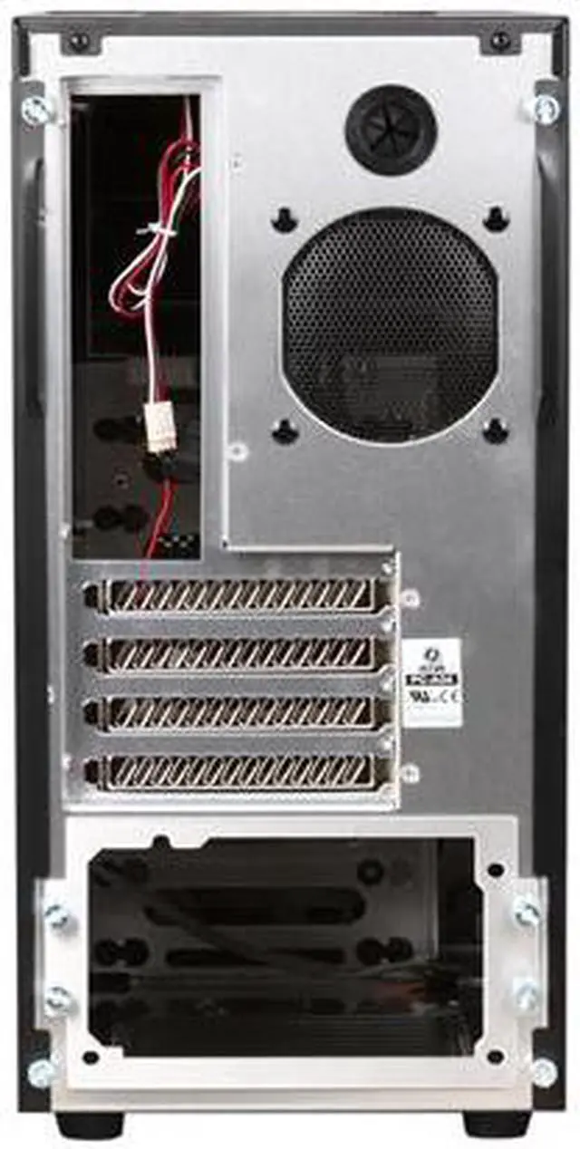 Alt view image 9 of 10 - LIAN LI PC-A04B Black Aluminum Micro ATX Mini Tower Computer Case
