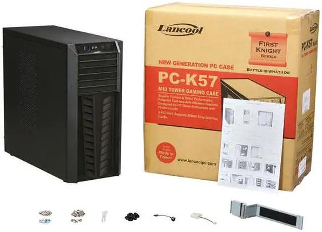 Alt view image 9 of 9 - LIAN LI Lancool PC-K57 Black Steel ATX Mid Tower Computer Case