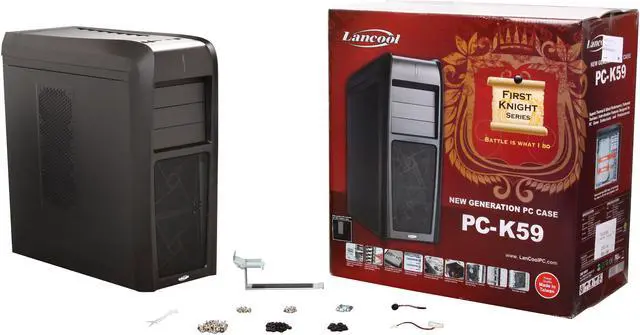 Alt view image 10 of 10 - LIAN LI Lancool PC-K59 Black Steel ATX Mid Tower Computer Case