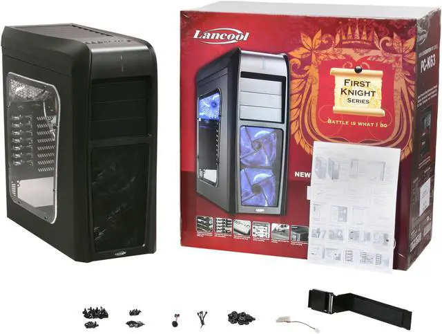 Alt view image 10 of 10 - LIAN LI Lancool PC-K63 Black Steel ATX Mid Tower Computer Case
