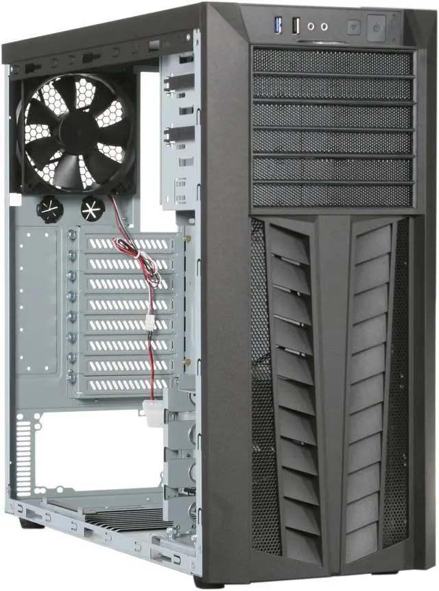 Alt view image 7 of 9 - LIAN LI Lancool First Knight Series PC-K57W Black SECC / Plastic ATX Mid Tower Computer Case