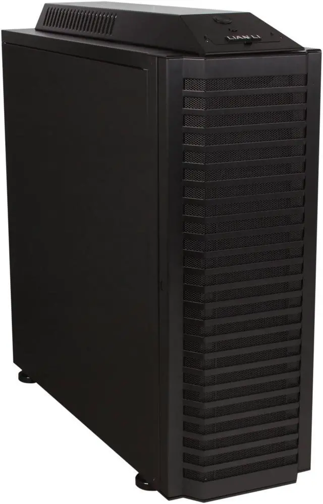 Main image of LIAN LI PC-P80NB Black Aluminum ATX Full Tower Computer Case