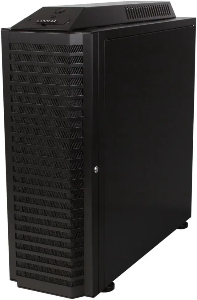 Alt view image 3 of 10 - LIAN LI PC-P80NB Black Aluminum ATX Full Tower Computer Case