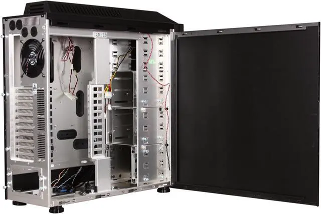 Alt view image 5 of 10 - LIAN LI PC-P80NB Black Aluminum ATX Full Tower Computer Case