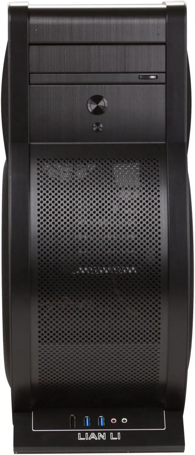 Alt view image 2 of 9 - LIAN LI PC-U6B Black Aluminum Micro ATX Mid Tower Computer Case