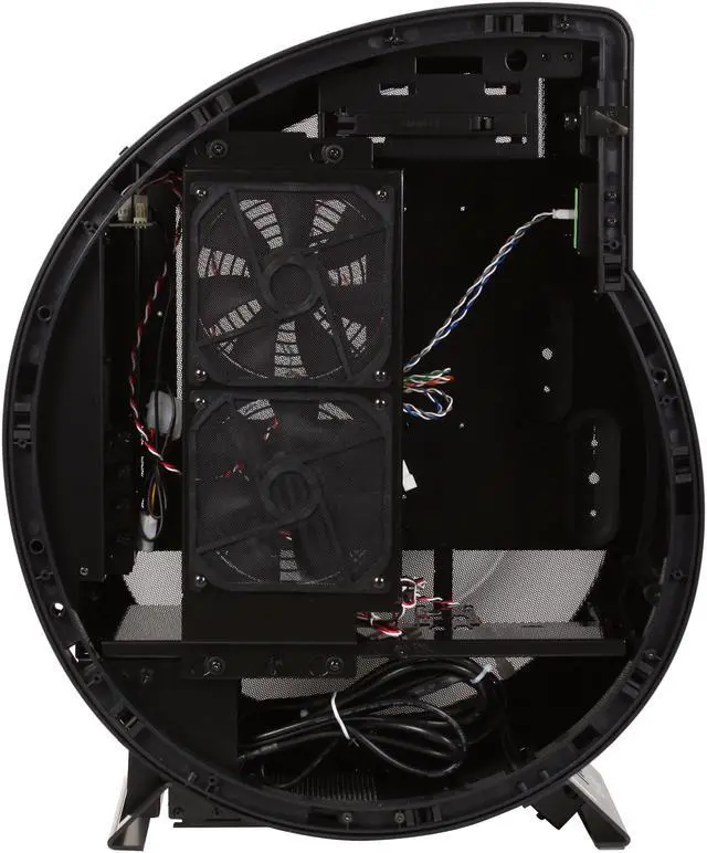 Alt view image 6 of 9 - LIAN LI PC-U6B Black Aluminum Micro ATX Mid Tower Computer Case