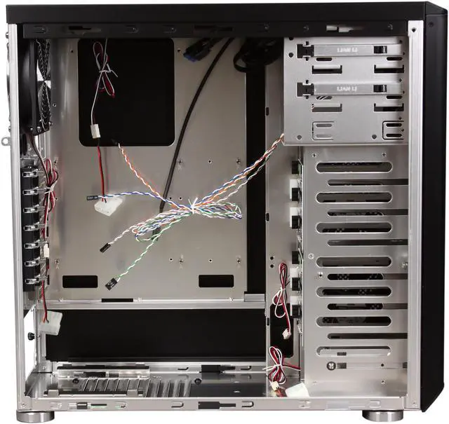 Alt view image 6 of 10 - LIAN LI PC-Z60B Black Aluminum ATX Mid Tower Computer Case