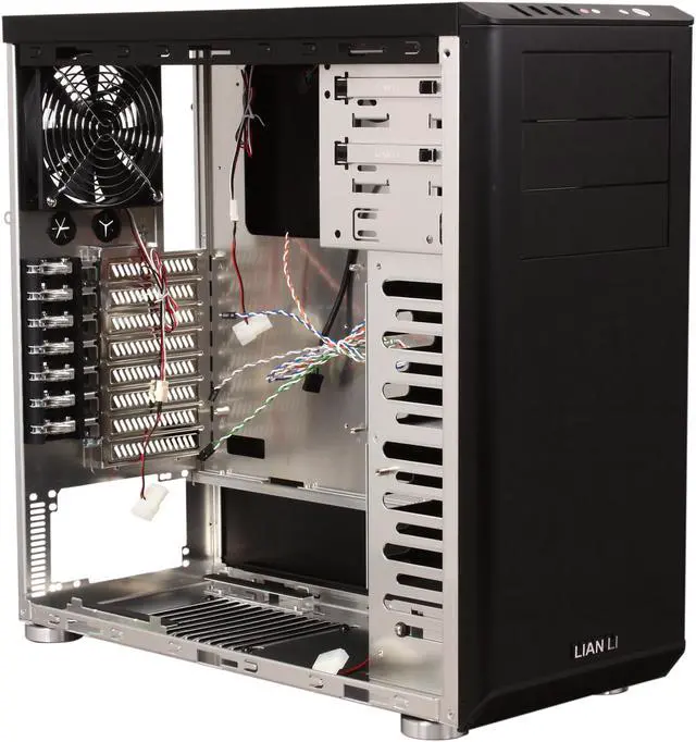 Alt view image 7 of 10 - LIAN LI PC-Z60B Black Aluminum ATX Mid Tower Computer Case