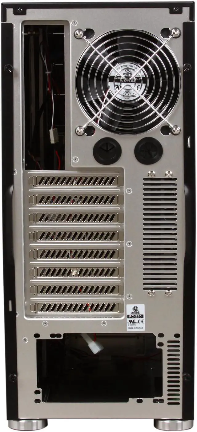 Alt view image 8 of 10 - LIAN LI PC-Z60B Black Aluminum ATX Mid Tower Computer Case