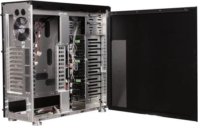 Alt view image 5 of 10 - LIAN LI PC-Z70B Black Aluminum ATX Full Tower Computer Case