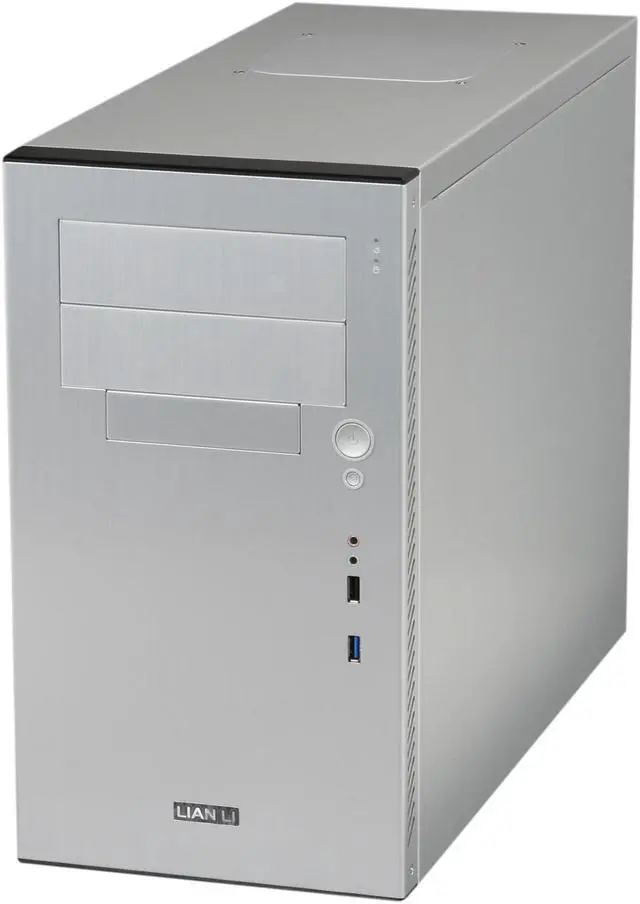 Alt view image 3 of 9 - LIAN LI PC-A05FNA Silver Aluminum ATX Mid Tower Computer Case