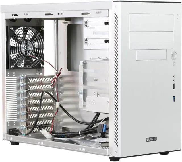 Alt view image 7 of 9 - LIAN LI PC-A05FNA Silver Aluminum ATX Mid Tower Computer Case
