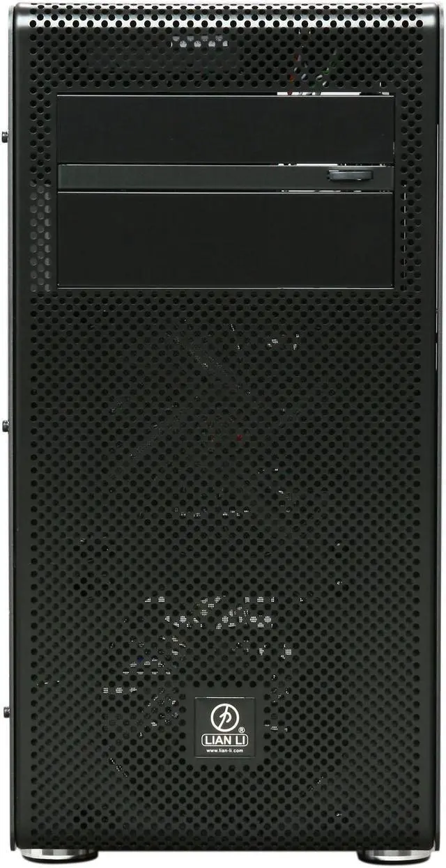 Alt view image 2 of 10 - LIAN LI PC-V600FX Internal Black Aluminum Micro ATX Mini Tower Computer Case