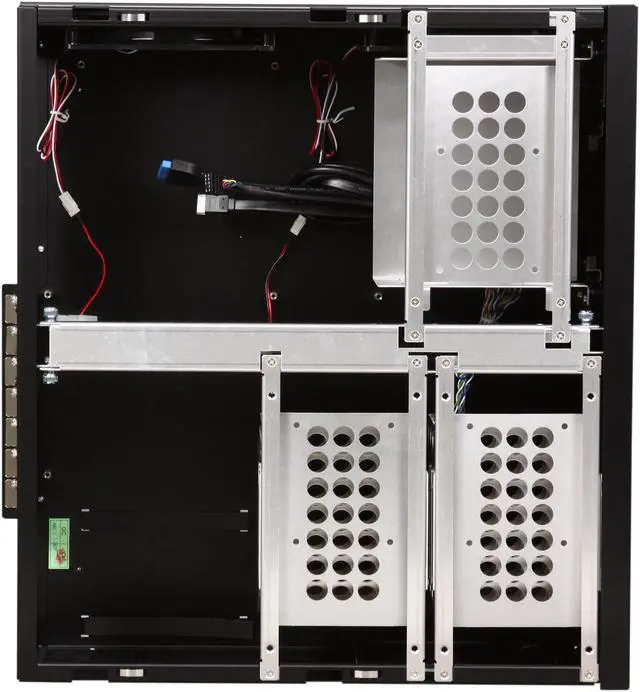 Alt view image 6 of 7 - LIAN LI Black Aluminum PC-C60B ATX Media Center / HTPC Case